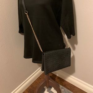 Black crossbody purse